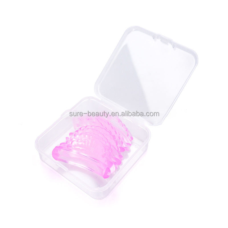 New Arrival Glue Free Silicone Eyelash Perm Pads Sticky Lashes Rods Shield Lifting 3D Eyelash Curler Applicator Tools