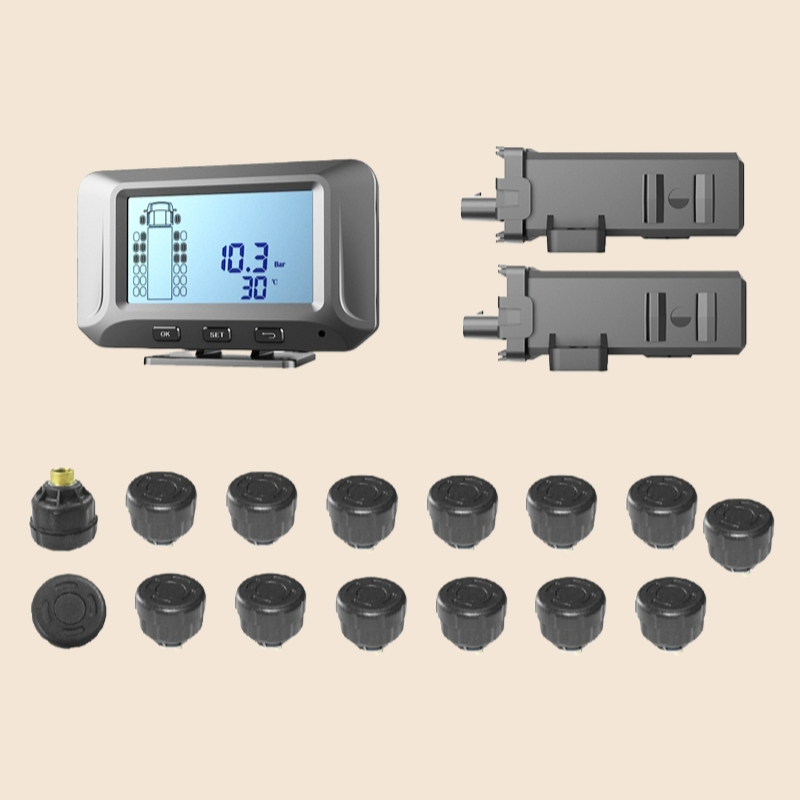 Монитор давления в шинах TPMS с сигнализацией