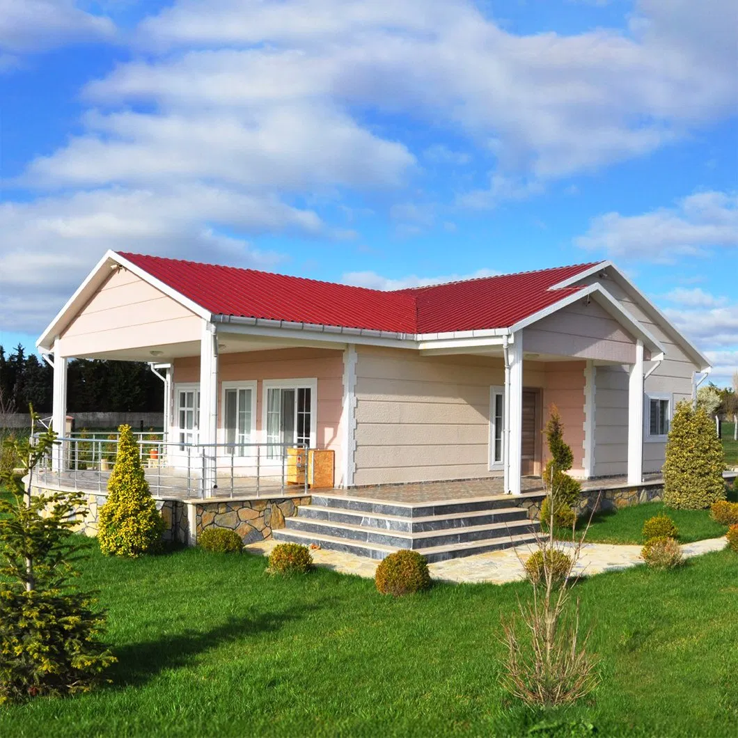 Prefabricated House for Villa Home Factory Directly Selling Steel Structure Frame Villa Houses 4 Bedroom with Huge Discount