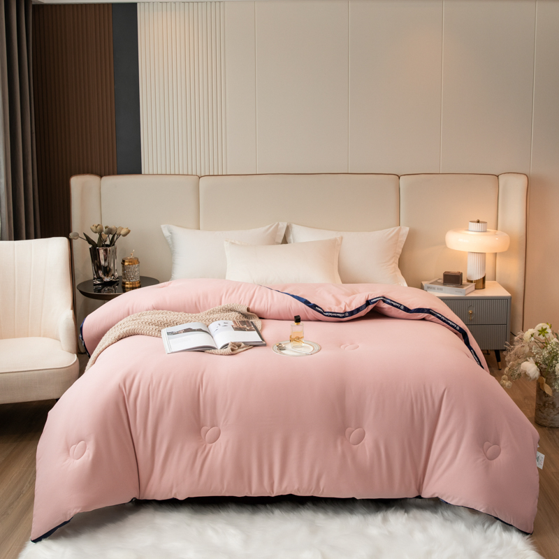 Wholesale Home Textile Antibacteria Bedding Polyester Quilt Soybean Fiber Comforter