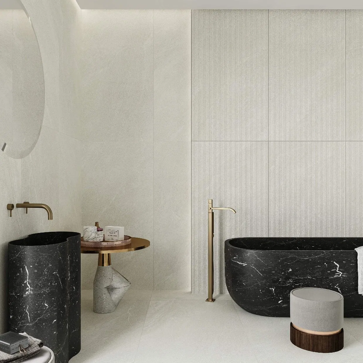 600*1200 mm Multi-Faced Full Body Granular Mold Matt Porcelain Ceramic Floor & Wall Tile with Anti-Slip