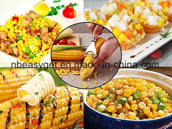 Corn Slicer Peeler Thresher Tool, Premium Stainless Steel Corn Stripper Kitchen Tool Esg10528