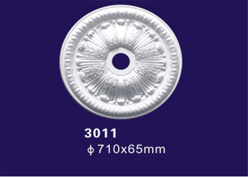 Plastic Building Polyurethane PU Ceiling Dome, Water Repellent Dome Ceiling Rose