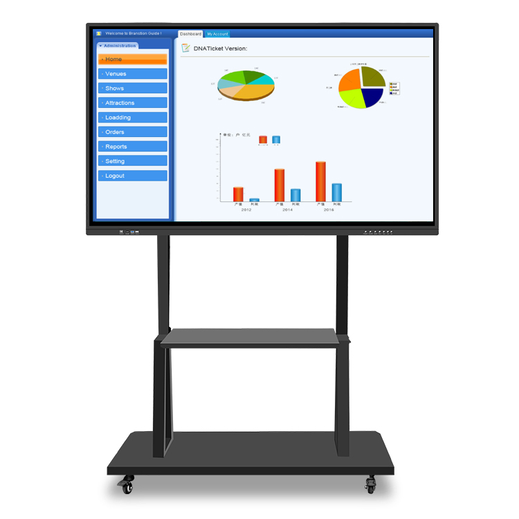 Factory Wholesale Smart Educational Equipment Multi Touch Interactive Digital Smart Whiteboard Display