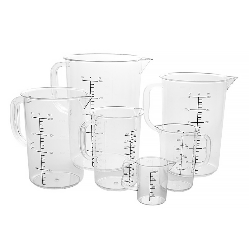 High Quality 3000ml Plastic Measuring Cups with Handle Use in Kitchen