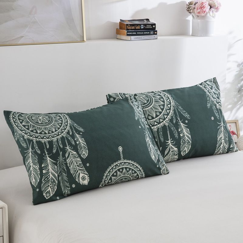 Polyester Microfiber Printed Set, Bed Fitted Sheets and Pillowcases