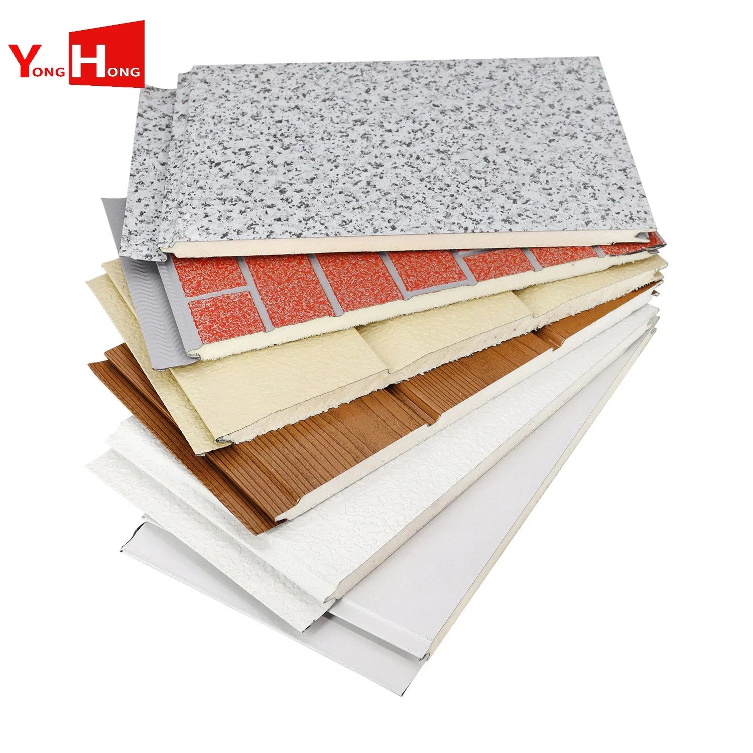 Factory Fire Rated Sips Precast Light Concrete Great Wall Polyurethane Refrigeration Sandwich Wall Panels
