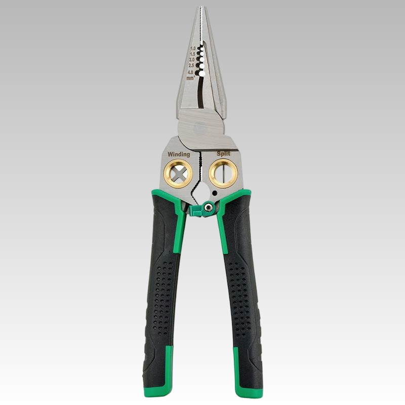 Multifunction Voltage Testing Electrician's Pliers with Wire Stripper