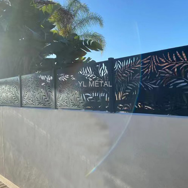 Y L Laser Cut Plate Panels Garden Aluminum Railing Balustrades Balcony Staircase