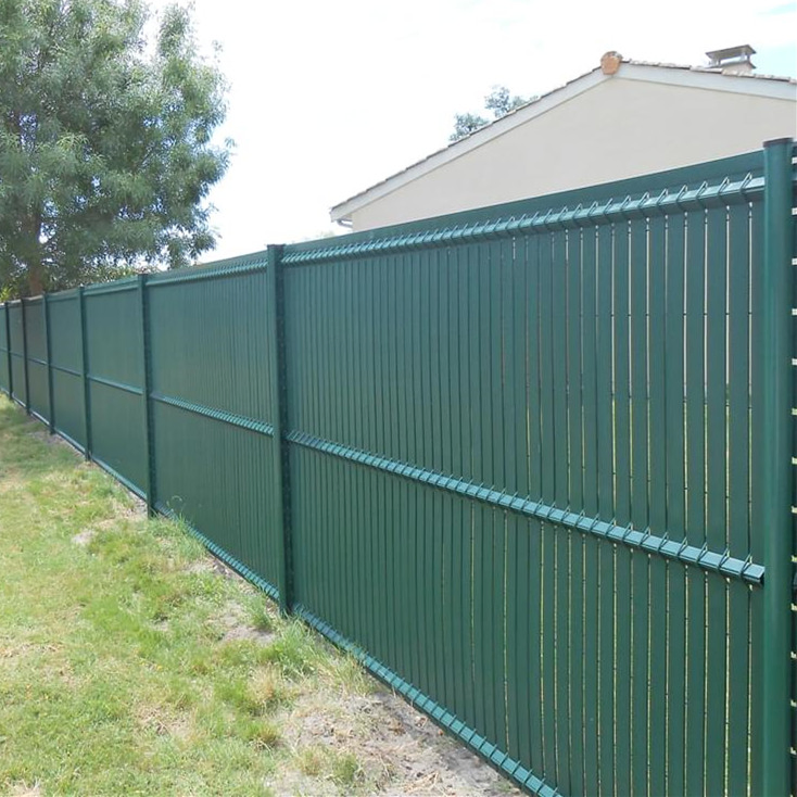 Occultation PVC Slats 3D Garden Fence Panels