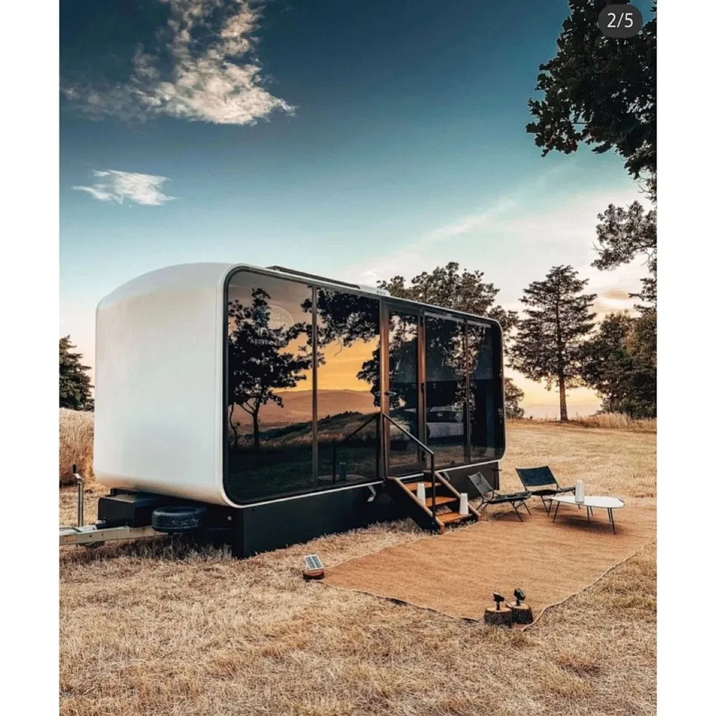 High Quality Apple Cabin Prefab House New Design Green House for Villa