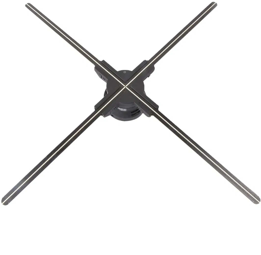 3D голографический LED вентилятор 65 см для рекламы