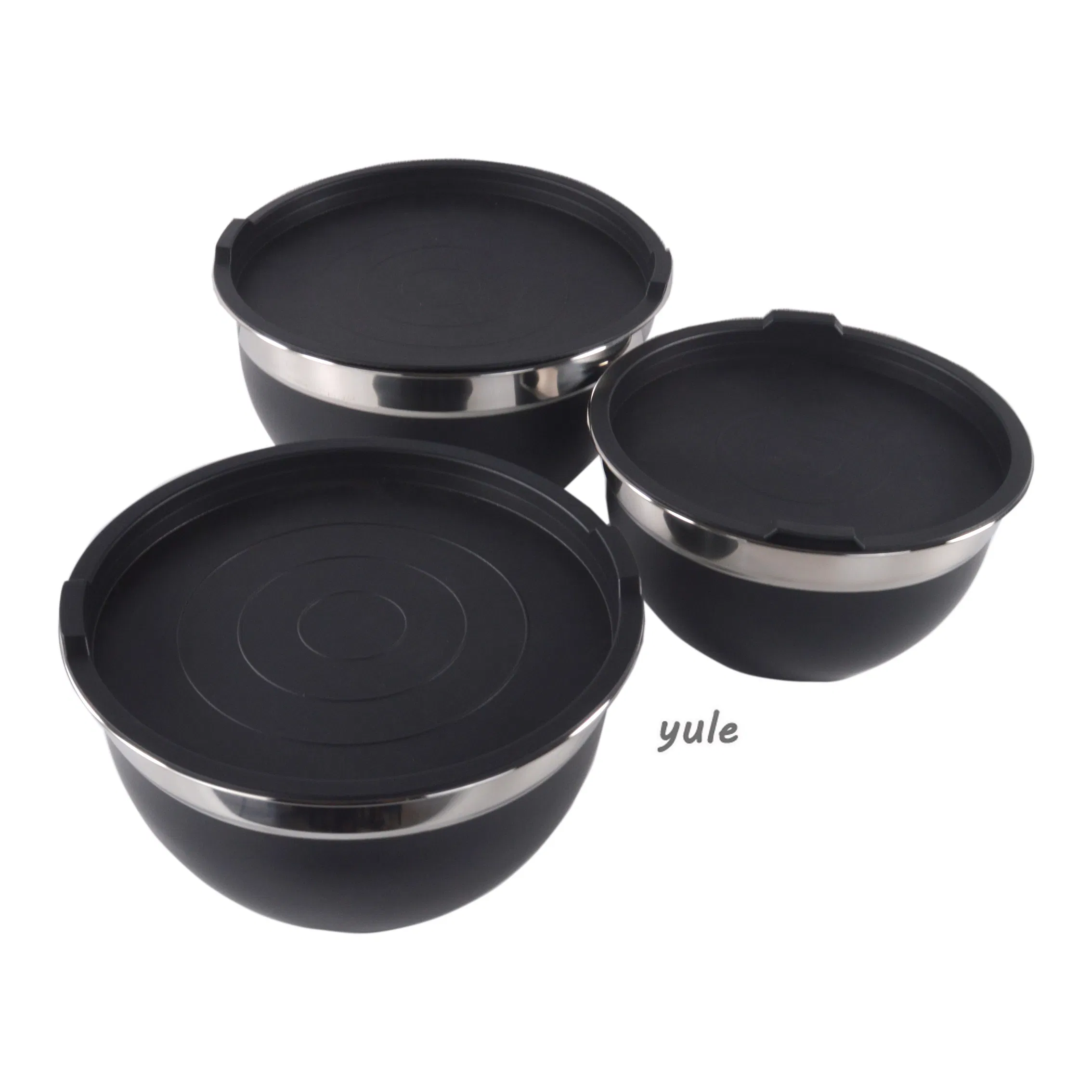 Professional Manufacturer Matte Black Colorful Painting Perfect Quality Salad Bowl Mixing Bowl