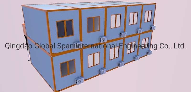 China Luxury Prefab Portable Caravan Wooden Mobile Camp Steel Structure Building Modular Tiny Prefabricated Office Home Container House