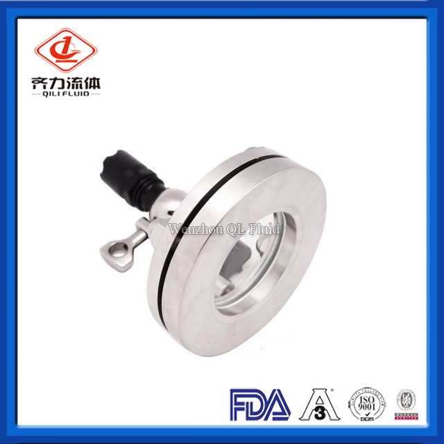 Stainless Steel Flange Type Sight Glass with Light