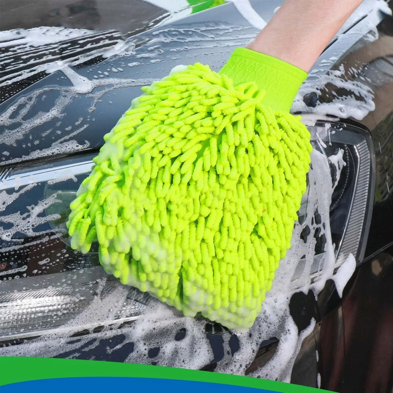 Microfiber Chenille Car Wash Mitt Scratch Free for Cars Cleaning