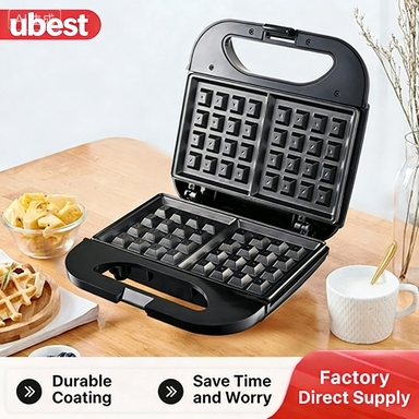 Versatile Sandwich Maker with Adjustable Temperature Control Feature