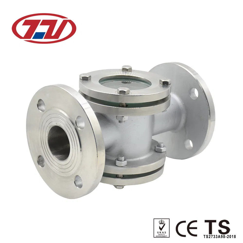 Stainless Steel High Pressure Double Window Corrosion Resistant Sight Glass for Water