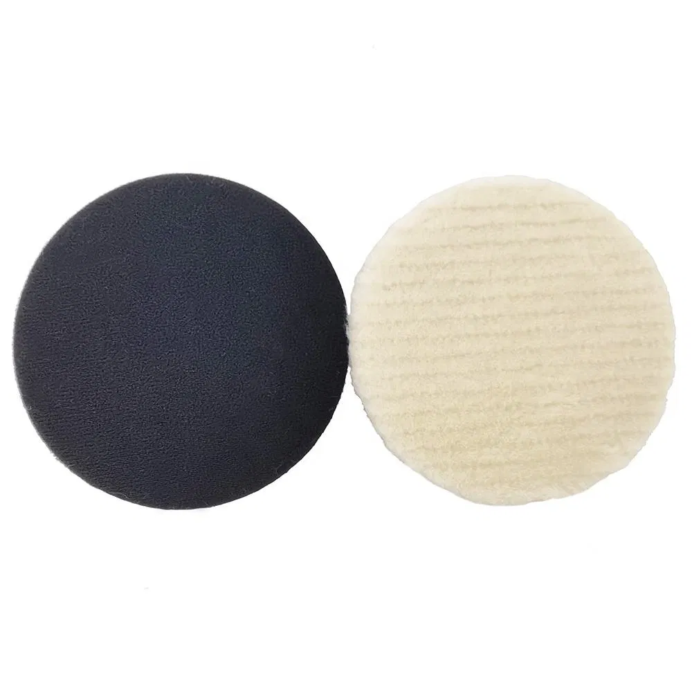 Shineopen Best Durable Natural Sheepskin Wool Polishing Pads