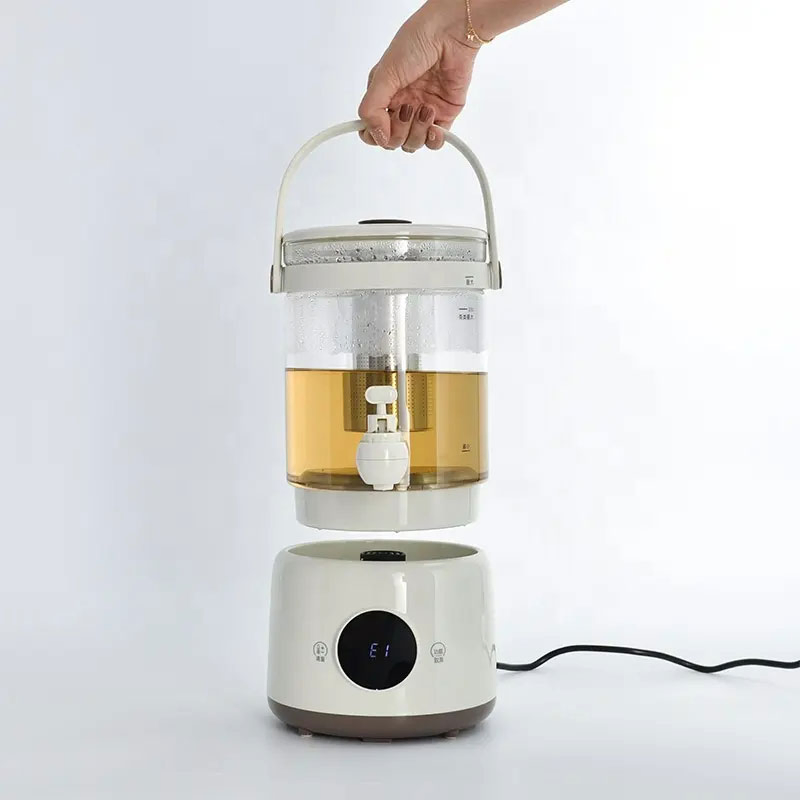 New Style 3L Adjustable Temperatures Faucet Digital Glass Electric Tea Kettle Pot