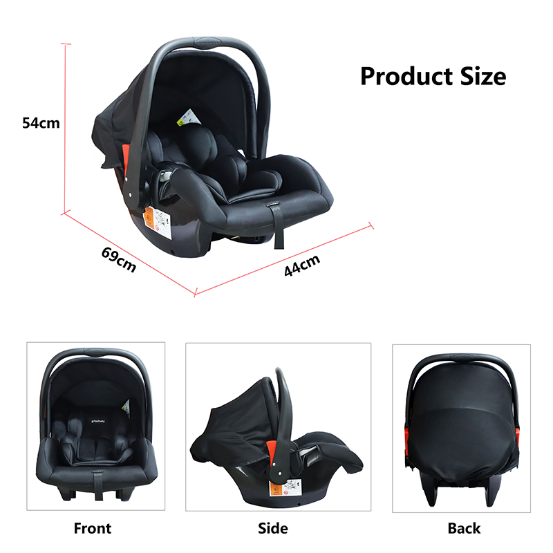 Baby Products Black Handle Adjustable Infant Car Seat Carrier