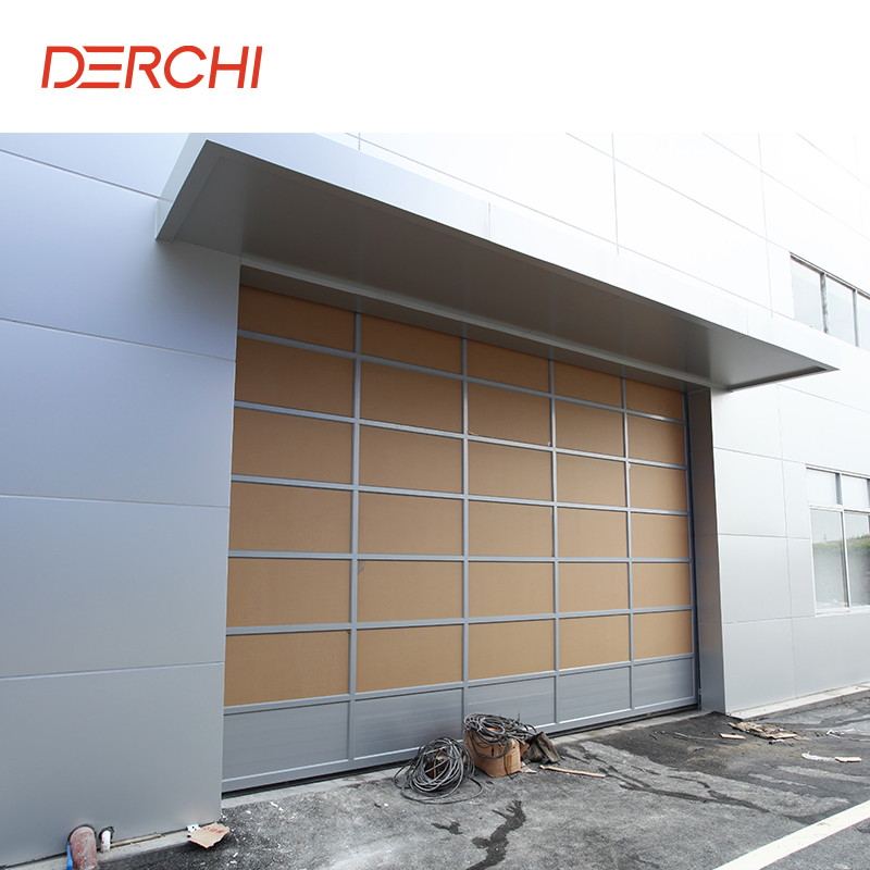China Supplier Customized Modern Design Automated Galvanized Steel Overhead Insulated Sectional Garage Door