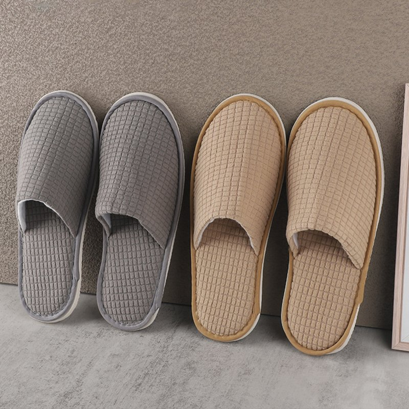 Hotel Disposable Travel 5 Star Personalized Closed Hotel Slippers