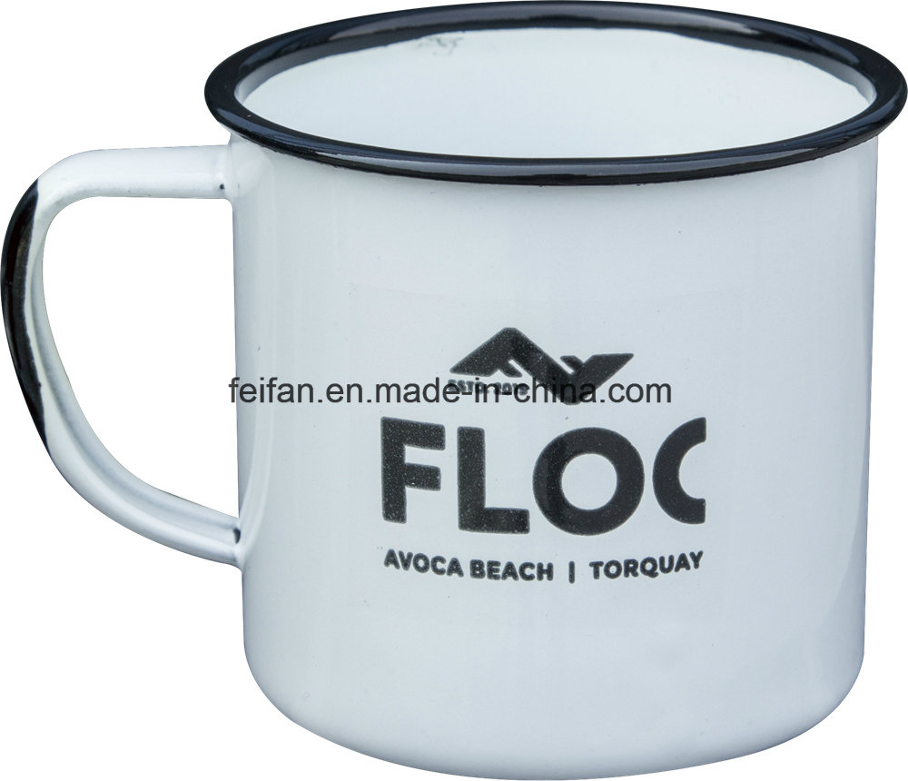 Эмалированная кружка с ручкой, 360 мл