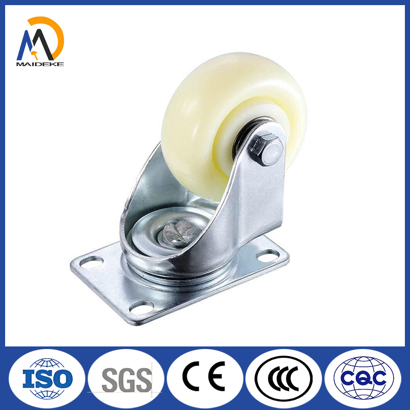 2.5/3/4/5 Lightweight PP Casters, Kitchenware and Furniture Casters / Stainless Steel Bracket Swivel PP Caster Wheel with Brakes