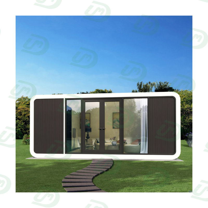 Low Cost Manufacturers High-End 20FT Working Prefabricated Office Portable Home Pod Movable Apple Cabin Hotel
