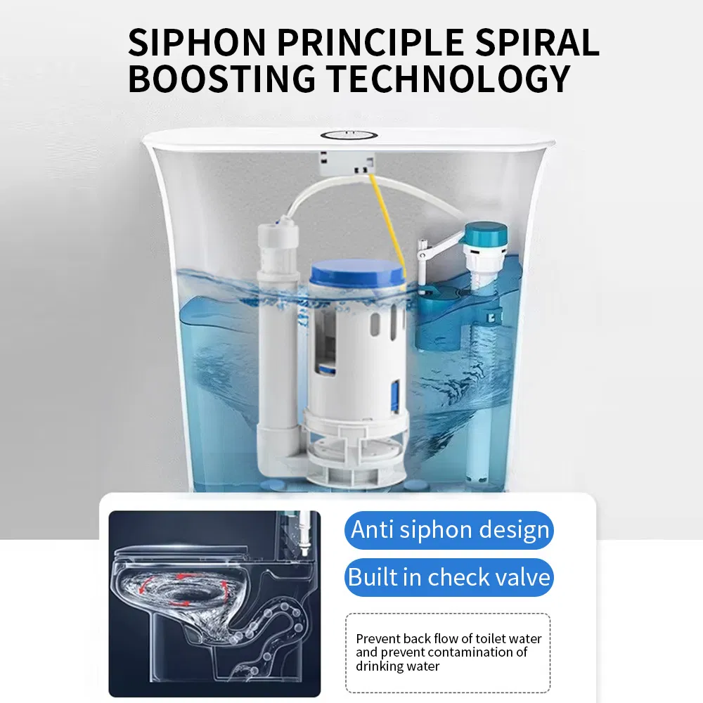 Wire Control Flush Valve Toilet Adjustable Toilet Valve