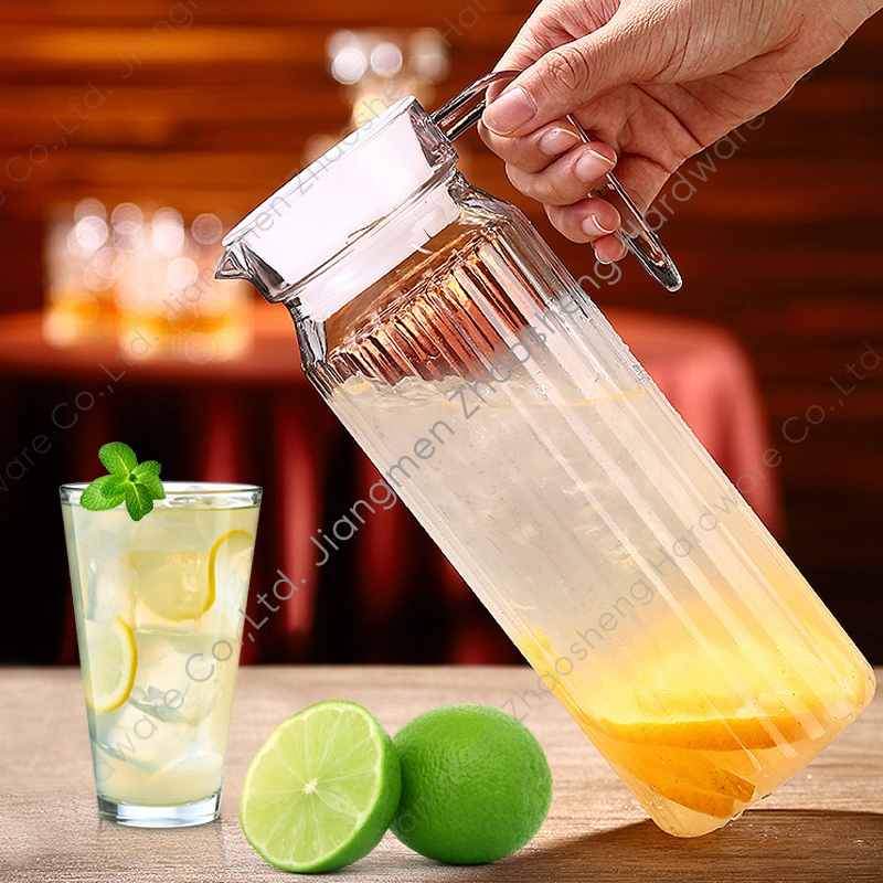 Home Kitchen Drinkware Clear Plastic Juice Tea Jug Water Pitcher