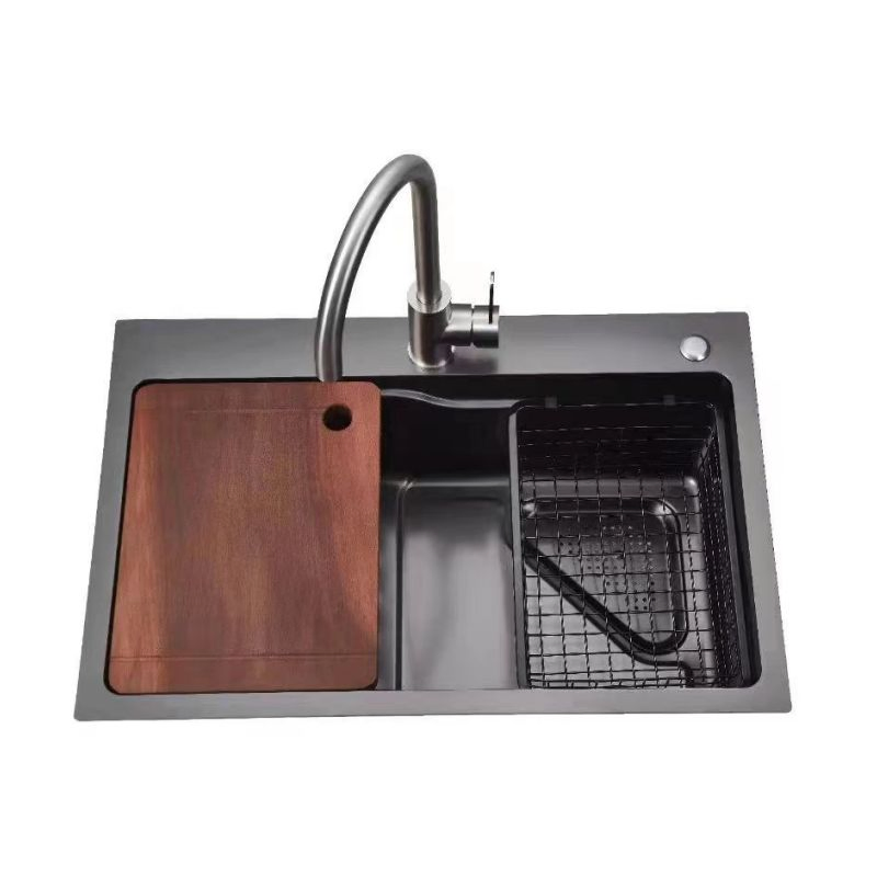 High-End Large Kitchen Sink Multifunctional Double Bowl Stainless Steel Anti-Corrosion 201/304 Undermount Counter