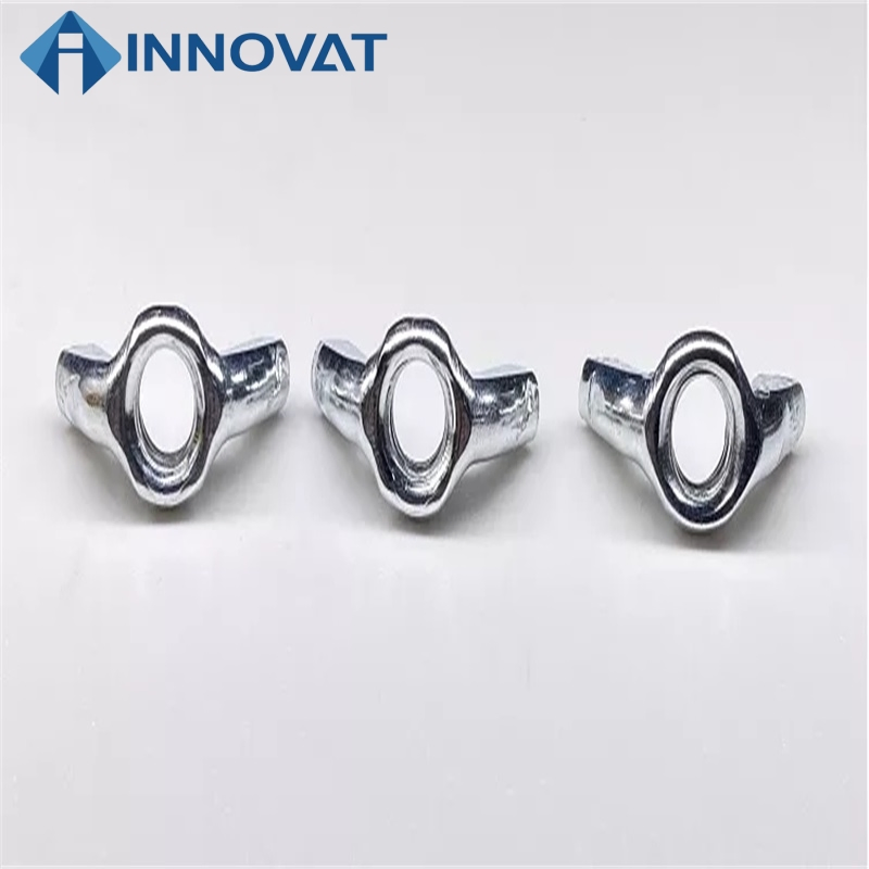 Zinc Plated M3 M4 M5 M6 M8 M10 M12 Straight Square Butterfly Wing Nuts