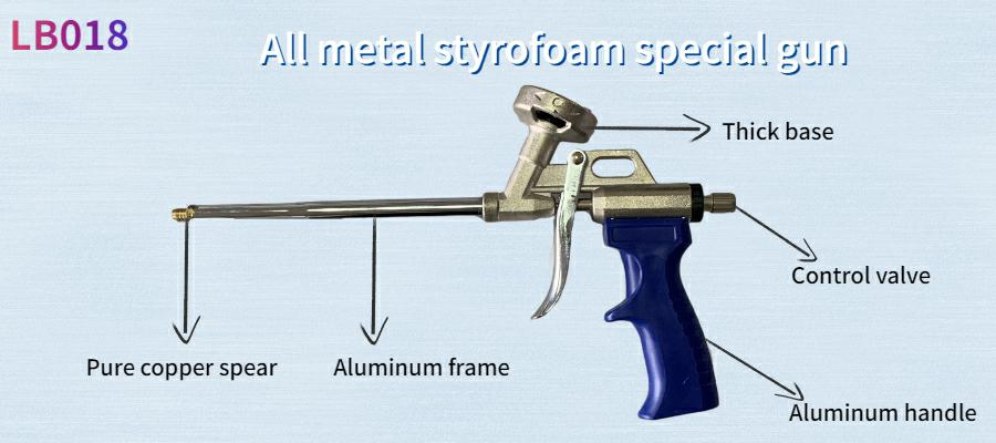Manufacturer Price Aluminium PU Injection Foam Spray Gun Supply