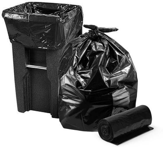 Black Garbage Bag Quality Assurance Black Garbage Trash Bag HDPE Trash Bag