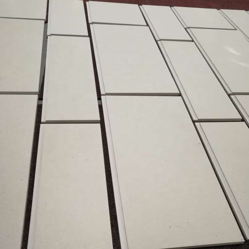 Exterior Wall Facade Limestone Wall Cladding Polished Moca Cream Stone Beige Limestone Tile