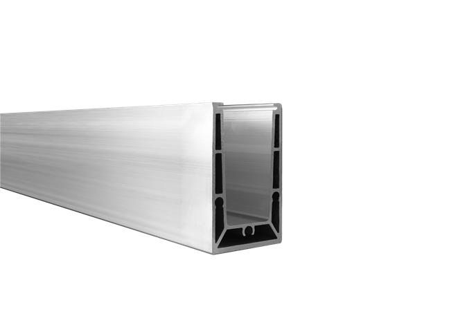 Aluminium Base Channel U Profile/Frameless Glass Balustrade/Glass Railing/U Channel Balustrade