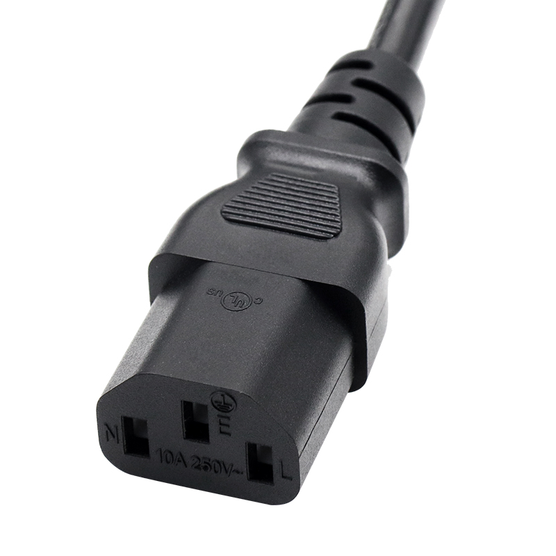 Кабель IEC320 C14-C13+C7, 0.25м