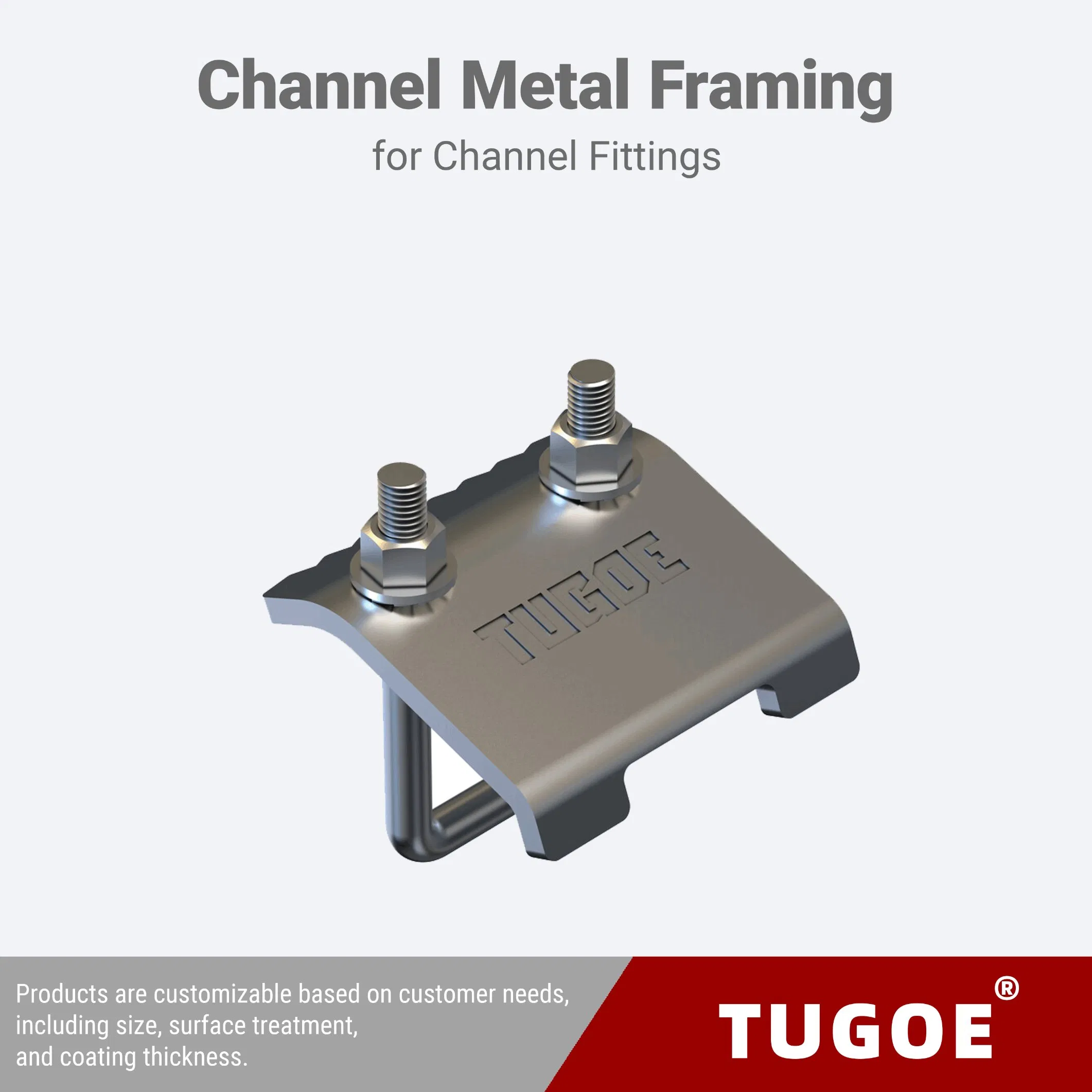 Customizable Channel Steel Beam Clamp for Industrial Applications
