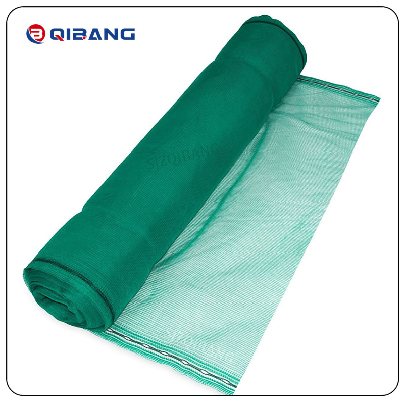 100% Virgin HDPE UV Blocked Plastic Courtyard Polytunnel Garden Wire Mesh 120GSM Green Sun Shade Screen Fabric