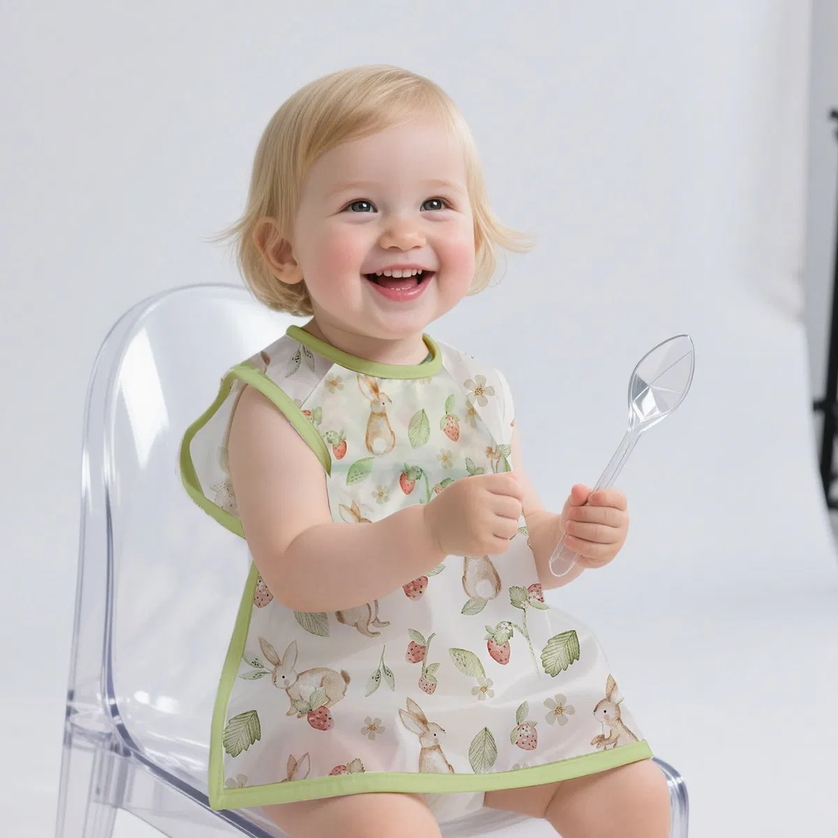 BPA Free Safe Baby Bibs Waterproof Baby Eating Time Feeding Baby Bibs