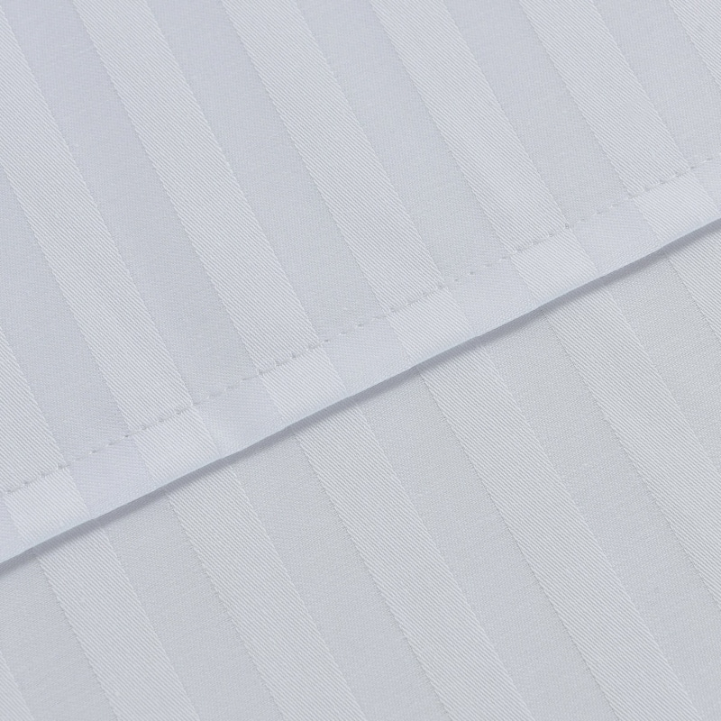 1cm Stripe 250tc Hotel Bed Linen 50% Cotton 50% Polyester Home/Hotel Duvet Cover and Pillow Case Set