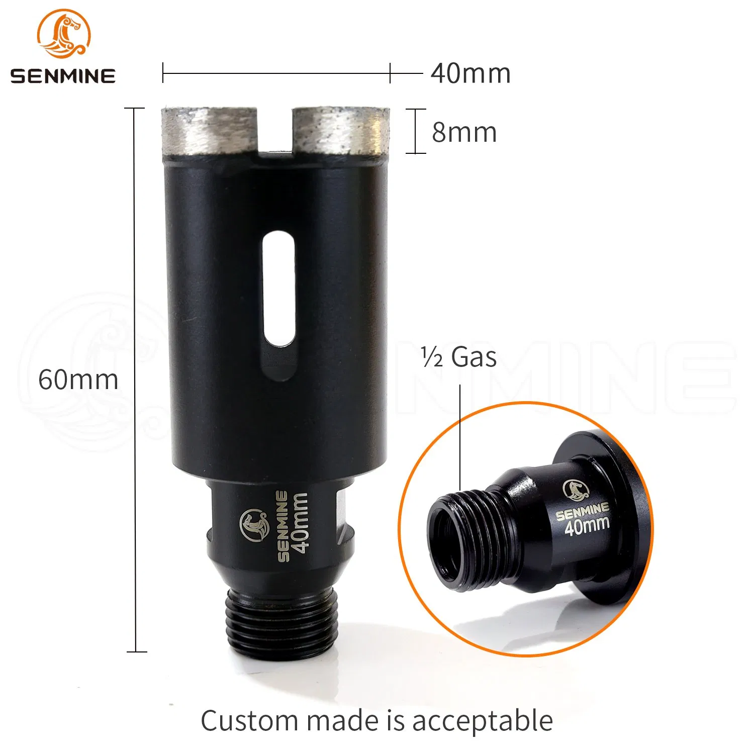 High-Performance Stone Core Drill Bit for Hard Natural Stone Surfaces