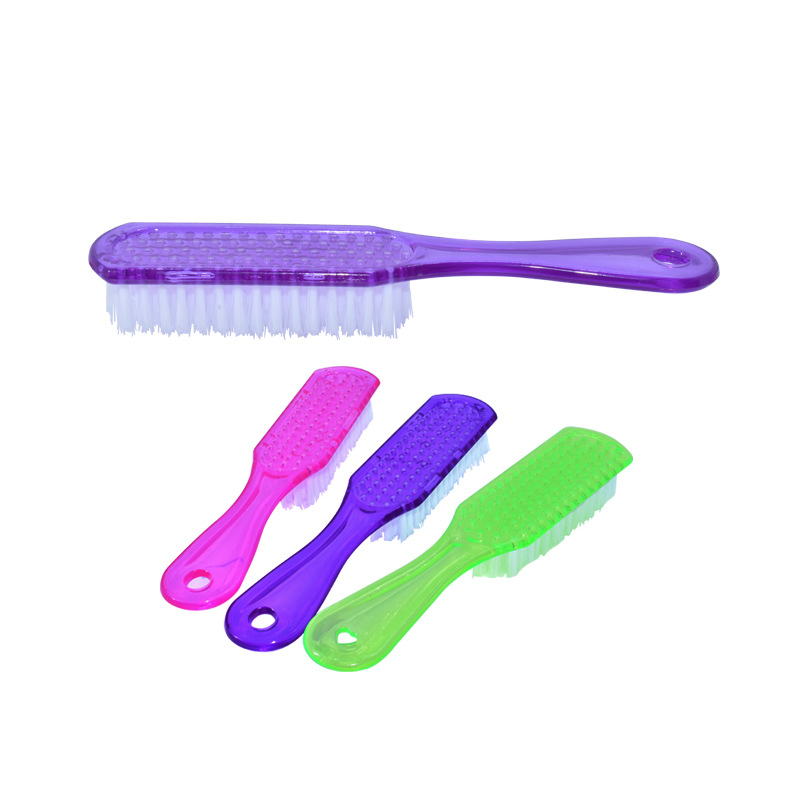 Best Selling Plastic Rectangle Handle Nail Cleaning Brush / Nail Dust Clean Brush