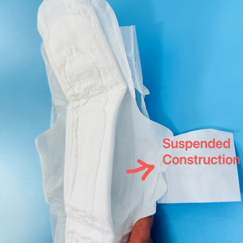 Free Sample Disposable Soft Private Label Cotton Sanitary Pad for Women Price Anion Incontinence Pads