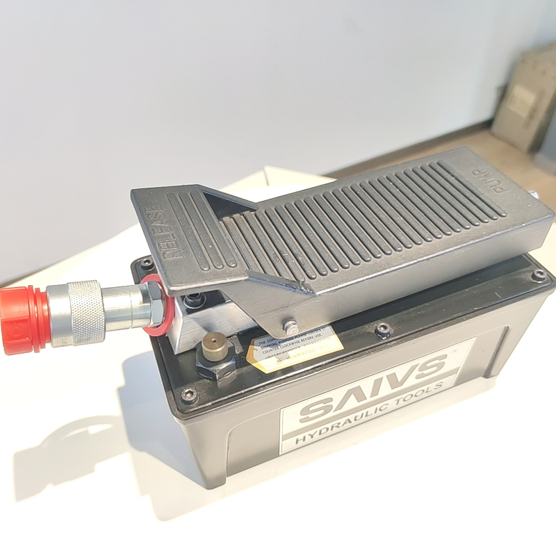 Saivs Foot Pedal Air Driven Hydraulic Pump Unit 700 Bar Hydraulic Foot Operated Pumps Hydraulic Air Pump