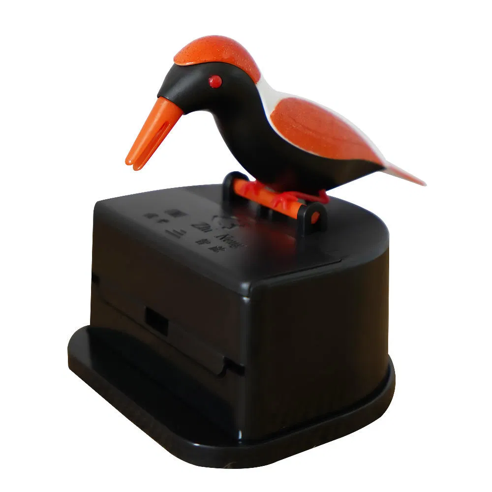 Automatic Toothbrush and Toothpick Holder with 3D Bird Shape Design