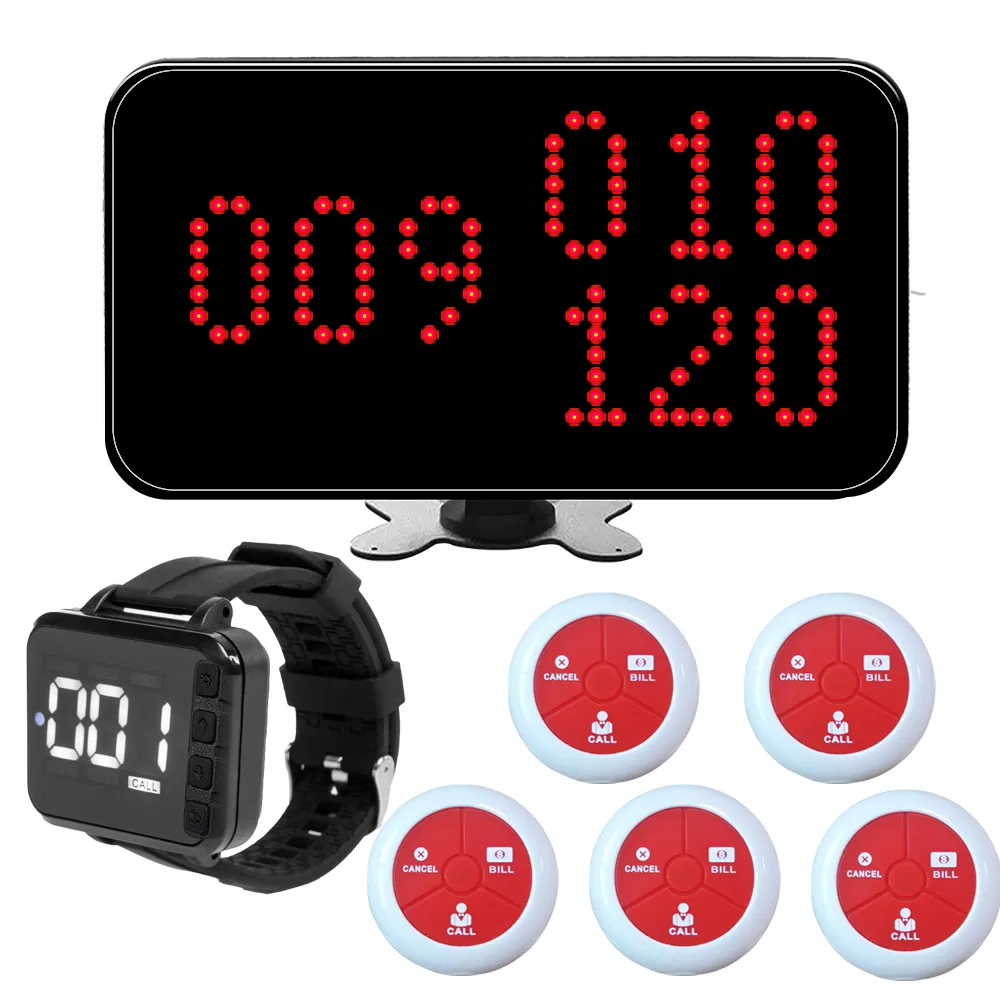 Restaurant Pager Wireless Calling System Restaurant Waiter Call Watch