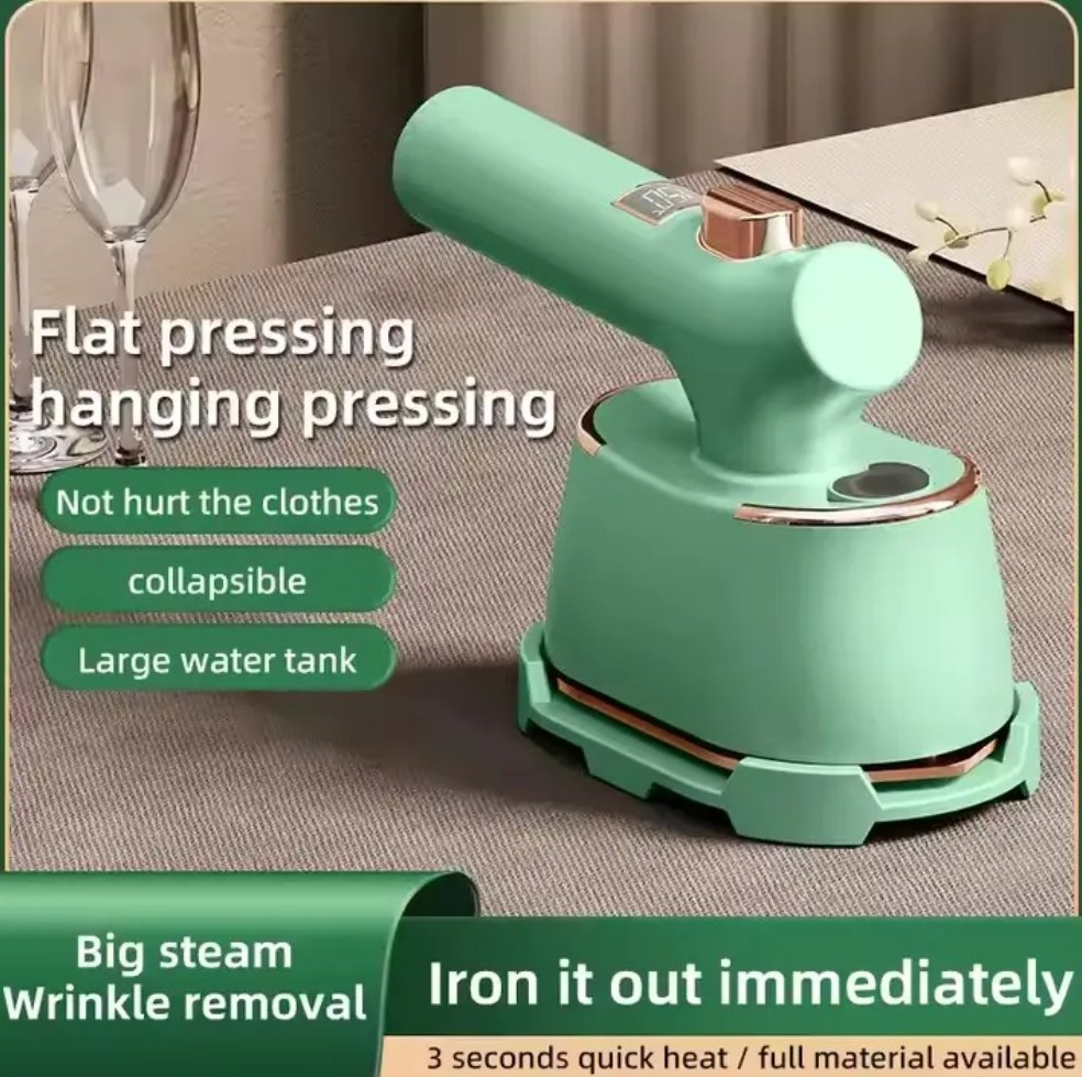 Cross-Border Folding Digital Display Electric Iron Handheld Portable Garment Steamer T